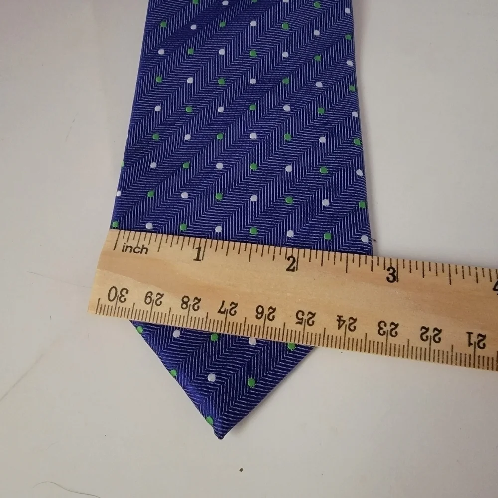 NEW Karako Suit Collection Tie Microfiber Purple dots T10